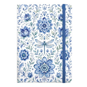 Dolce Blocco határidőnapló,  Secret Calendar Grande A5, napi, 2027 Dragonfly Garden