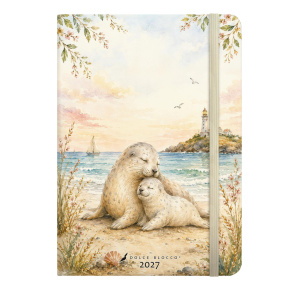 Dolce Blocco határidőnapló,  Secret Calendar Grande A5, napi, 2027 Sea Hugs