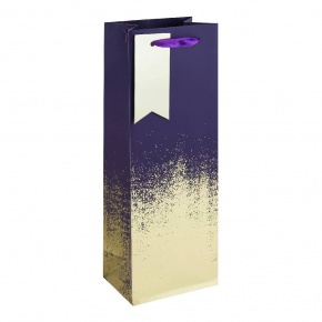 Eurowrap italtasak, (12,7x35,5x9 cm) lila, arany ombre (6)