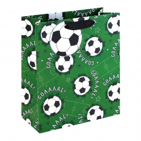 Eurowrap ajándéktasak (21,5x25x10 cm) focis (6)