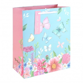 Eurowrap ajándéktasak (26,5x33x14 cm) pillangós (6)