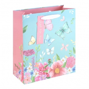 Eurowrap ajándéktasak (21,5x25x10 cm) pillangós (6)