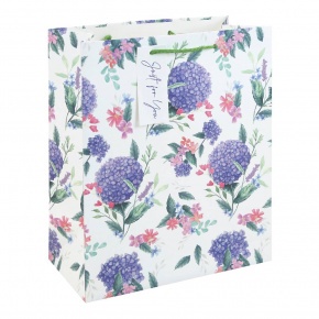 Eurowrap ajándéktasak (26,5x33x14 cm) lila hortenzia (6)