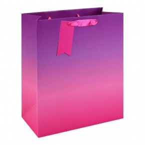 Eurowrap ajándéktasak (26,5x33x14 cm) pink ombre (6)