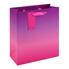 Eurowrap ajándéktasak (21,5x25x10 cm) pink ombre (6)