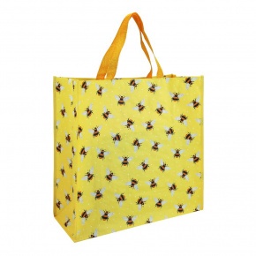 Eurowrap ajándéktasak PP (jumbo 45x45x20 cm) sárga, méhecskés (6)