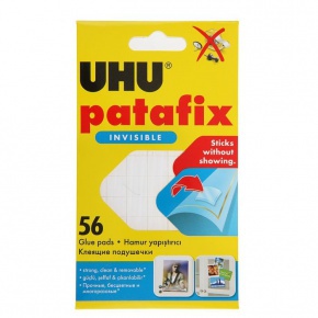 UHU patafix INVISIBLE átlátszó kétoldalú ragasztópárna