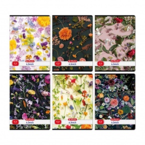 Herlitz füzet A4/87-32 kockás Flower