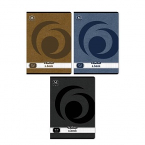 Herlitz füzet A4/87-60 kockás, soft touch, Montana