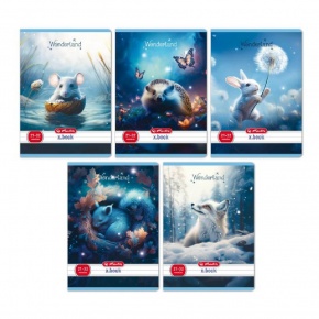 Herlitz füzet A5/21-32 vonalas Wonderland