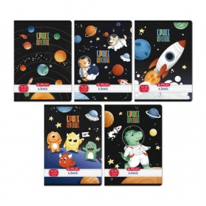 Herlitz füzet A5/16-32 2. osztályos vonalas Space Adventures