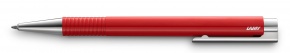 Lamy logo M+, golyóstoll (kék betéttel) tartós műanyag, fém kupakkal, fényes piros 204