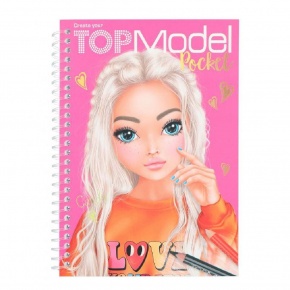 TOPModel kreatív színező (17x13 cm) Love, Pocket