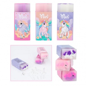 TOPModel radír, unikornisos, 3-féle, Ylvi Jelly (3)