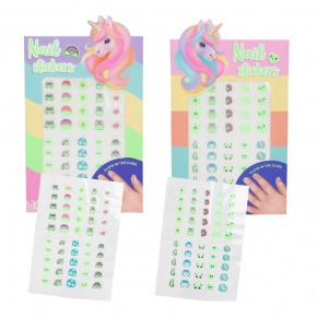 TOPModel sötétben világító köröm matrica, Ylvi (6)