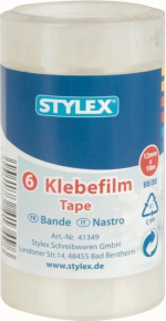 Stylex ragasztószalag (10m x 12mm) 6 tekercs/csomag
