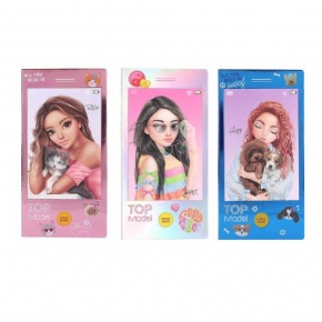 TOPModel mobiltelefon alakú színező, zenélő, Friends, 3-féle minta (5)