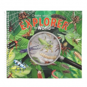 TOPModel kreatív matricás füzet, rovarok (6)