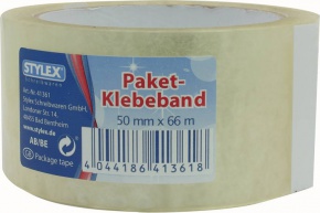 Stylex csomagoló ragasztószalag 66m x 5cm, átlátszó