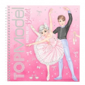 413611 TOPModel matricás öltöztető füzet, Dress Me Up, Balett (5)