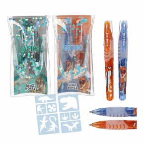 413657 TOPModel tetoválószett (sablon+2 toll) Dino World (5)