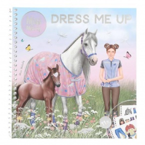 TOPModel matricás öltöztető füzet, Miss Melody Dress me up (5)