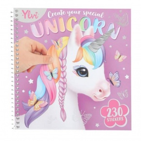 TOPModel kreatív színező matricákkal, unikornisos, Ylvi (5)