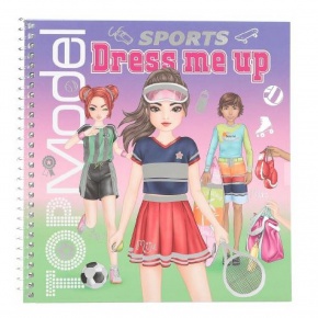 TOPModel matricás öltöztető füzet, Dress me up, Sport (5)