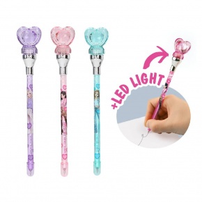 TOPModel golyóstoll, világító szívvel, LED, több féle (6)