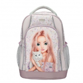 TOPModel iskolai hátizsák (40x30x19cm) lány cicával, BLOOMING KITTY (6)