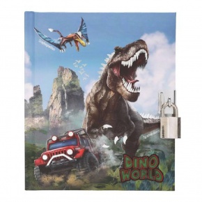 TOPModel napló lakattal Dino World