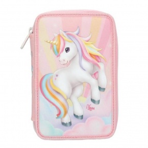 TOPModel töltött tolltartó, 2-emeletes, rózsaszín, unikornis, SUGAR POP (6)