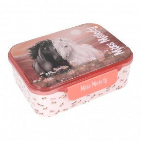 TOPModel uzsonnásdoboz elválasztóval, lovas-virágos, BLOSSOM PONY (6)