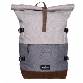 Schneiders Walker hátizsák, szürke-bézs (29x45-64x17 cm, 23-30l) popcorn-grey,roll up two(6)