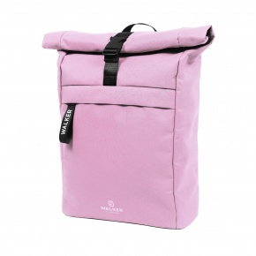 Schneiders Walker hátizsák, rózsaszín, blush (30x40/55x15cm 20/23l) Roll Top (4)