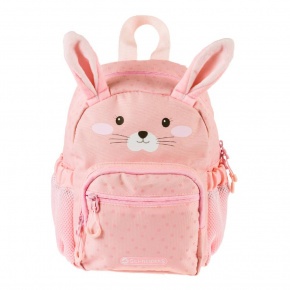 Schneiders ovis hátizsák (27x18,5x11 cm 6l) rózsaszín, nyuszis