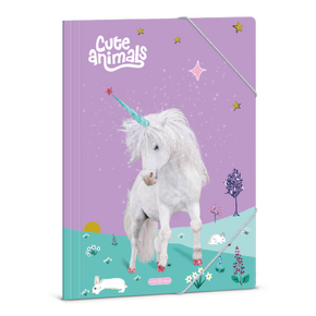 Ars Una A4 Gumis mappa Cute Animals Unicorn (5448) 25