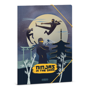 Ars Una A4 Gumis mappa Ninjas in the dark (5457) 25
