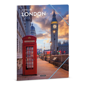 Ars Una A4 Gumis mappa Cityscape-London (5507) 25