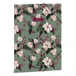 Ars Una A4 Gumis mappa Flowery green (5535) 26