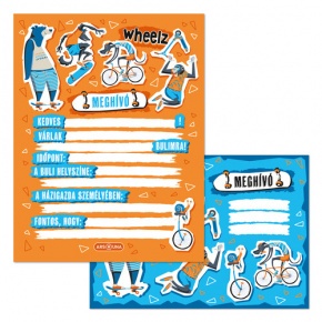 Ars Una Partimeghívó borítékkal Wheelz (5262) 23