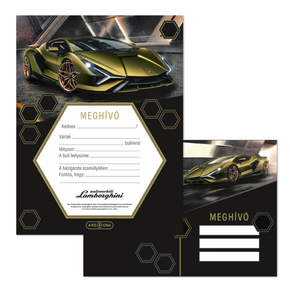 Ars Una partimeghívó borítékkal Lamborghini (5523) 26