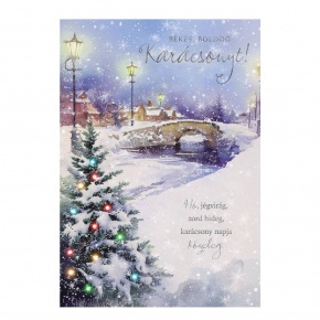 Üdvözlőlap "G" árkód, Kandelláberes utca