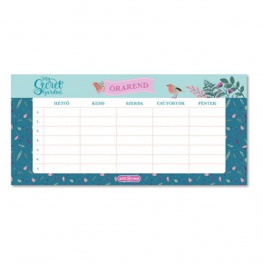 Ars Una egylapos órarend My Secret Garden (5339) 24