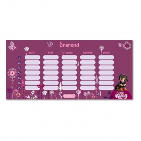 50493692 Ars Una egylapos órarend Cute Animals-puppy (5369) 24