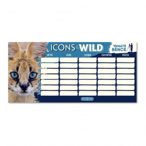 Ars Una egylapos órarend Icons of the Wild-Serval (5503) 25