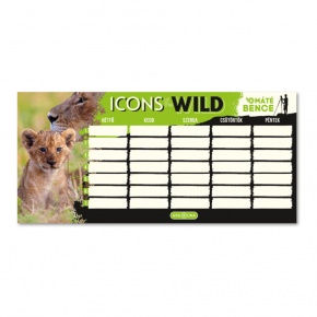 Ars Una egylapos órarend Icons of the Wild-Lions (5504) 25