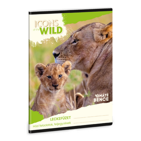 Ars Una A5 leckefüzet Icons of the Wild-Lions (5504) 25