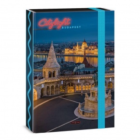 Ars Una A4 füzetbox City light-Budapest (5437) 24
