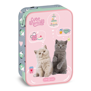 Ars Una többszintes tolltartó Cute animals-tea party (5532) 26